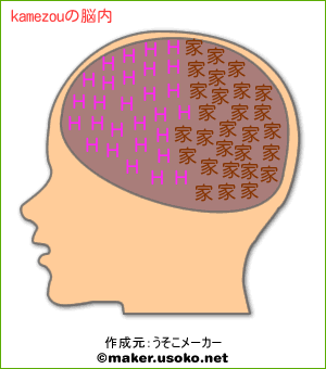 kamezouの脳内イメージ