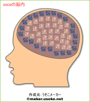 socaの脳内イメージ