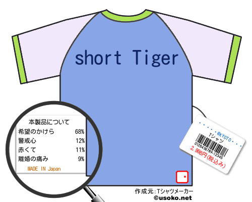 『てつや@KYOTO』。Tシャツ