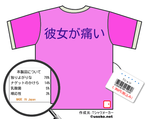 いんてTシャツ