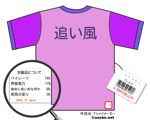 しぶきTシャツ