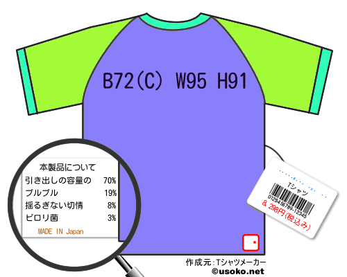 なおき@事務課の穴 課長Tシャツ