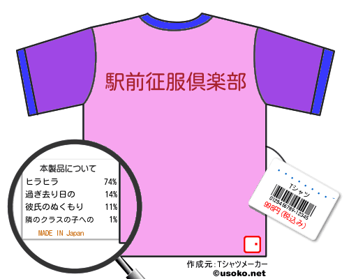 なしりんごTシャツ