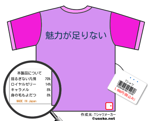 なりTシャツ