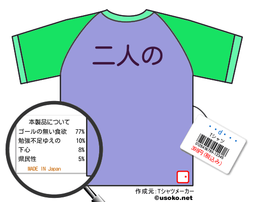 ぱちくり屋Tシャツ