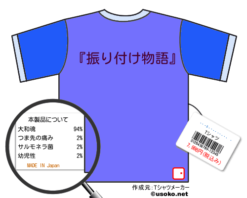 ウェブライター流転記Tシャツ