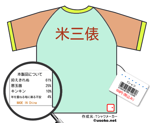 マヨネーズTシャツ