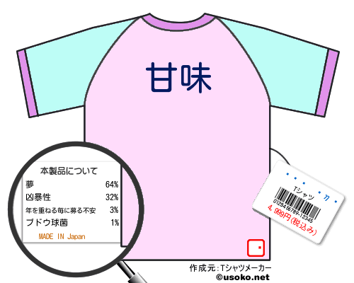 事務課の穴Tシャツ