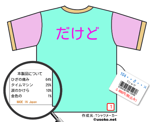 104つの奇跡Tシャツ