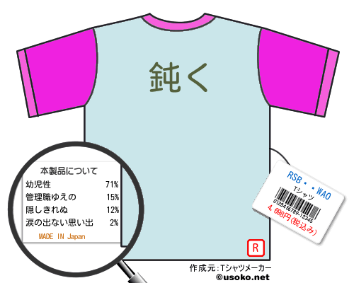 RSB☆WAOTシャツ
