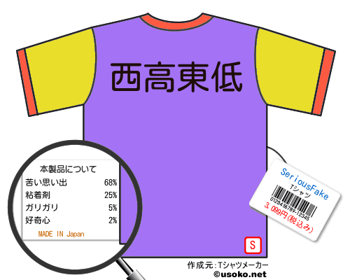 SeriousFakeTシャツ
