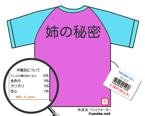 hanamichiTシャツ