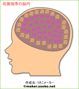佐藤瑞季の脳内イメージ 脳内メーカー