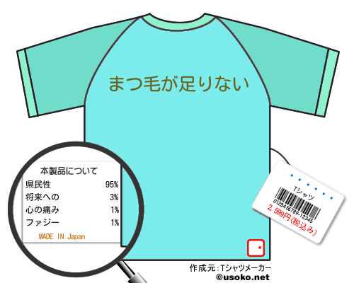¥¦¥éÍÍのＴシャツメーカー結果