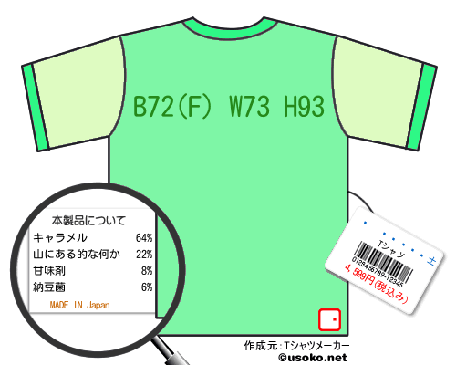 ¥³¥¦¥¹¥±のＴシャツメーカー結果