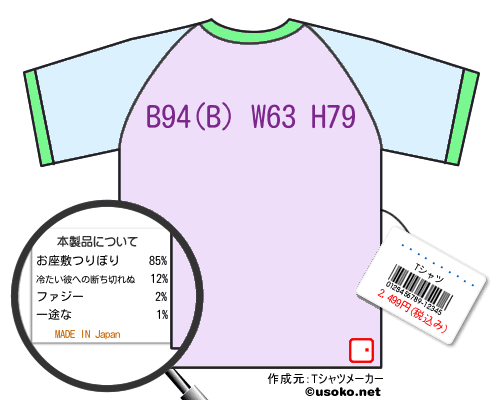 ¥ë¥ë¡¼¥·¥åのＴシャツメーカー結果