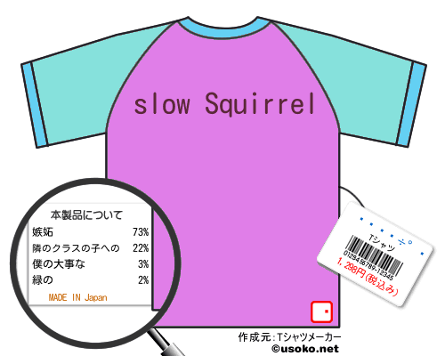 ¼�����のＴシャツメーカー結果