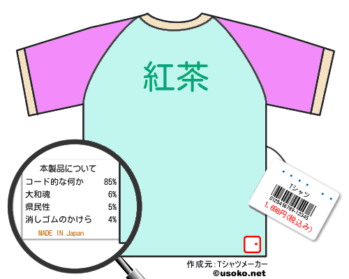 ¿��̤�ڻ�のＴシャツメーカー結果