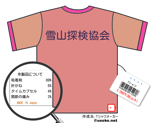 ����のＴシャツメーカー結果