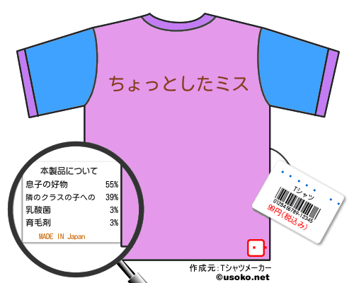 ���ͤޤ���のＴシャツメーカー結果