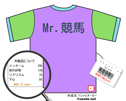 ��������のＴシャツメーカー結果