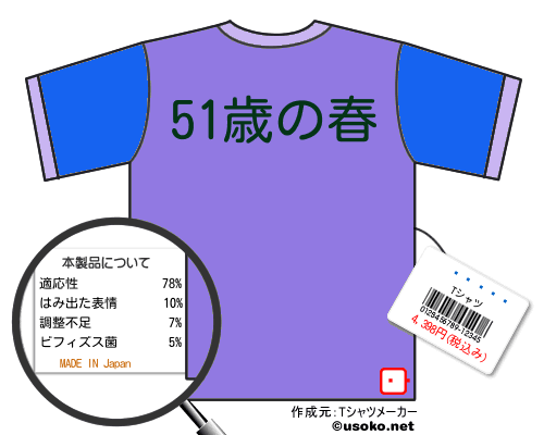 ���ı�のＴシャツメーカー結果