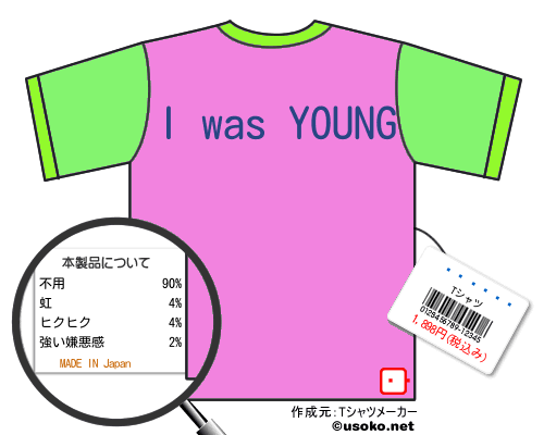 Ĺ˵のＴシャツメーカー結果