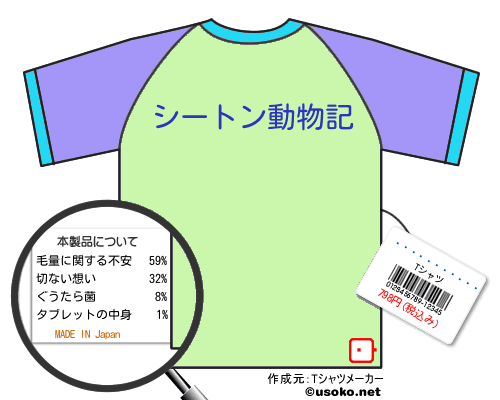 �ˤɥ��ۥ��ûұ�のＴシャツメーカー結果