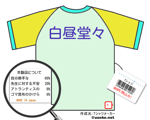 �ϵ��ɱҲȤΥҥȥӥ�のＴシャツメーカー結果