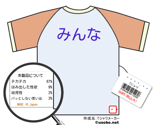 ��������のＴシャツメーカー結果