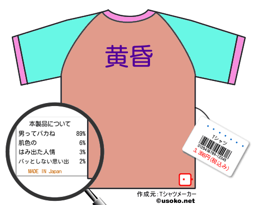 ������ǷのＴシャツメーカー結果