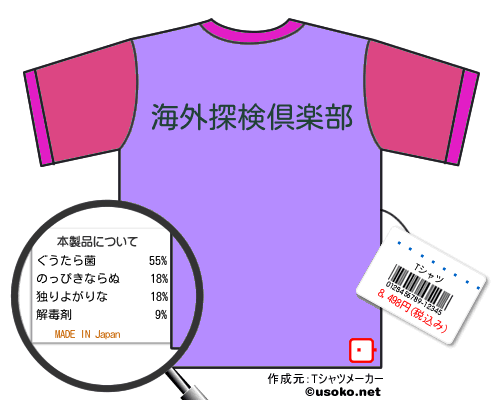 ������のＴシャツメーカー結果
