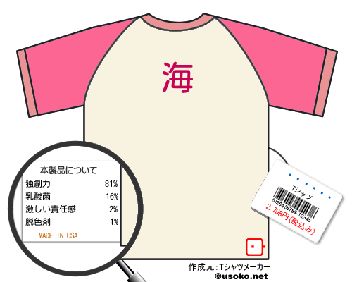 ������のＴシャツメーカー結果