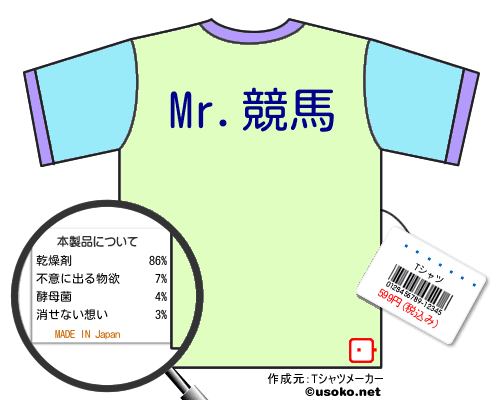 ��¼����のＴシャツメーカー結果