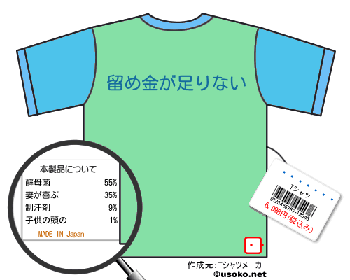����˷�のＴシャツメーカー結果