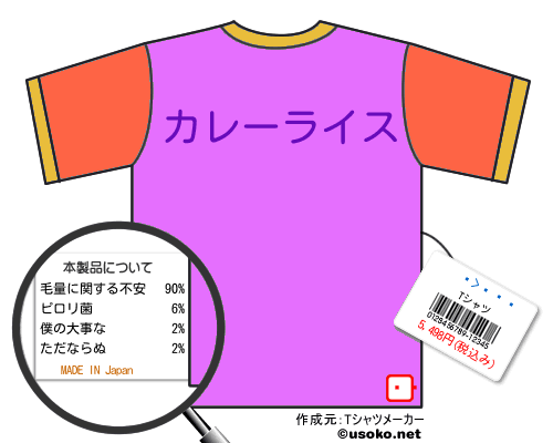 ������のＴシャツメーカー結果