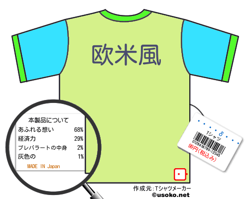 ���ۤδ���のＴシャツメーカー結果