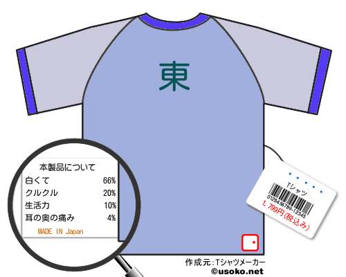 ŷ����のＴシャツメーカー結果