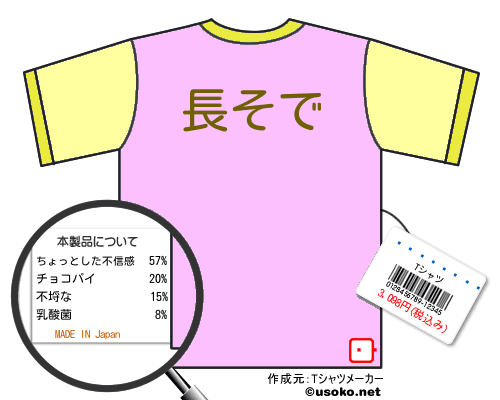 ��������のＴシャツメーカー結果
