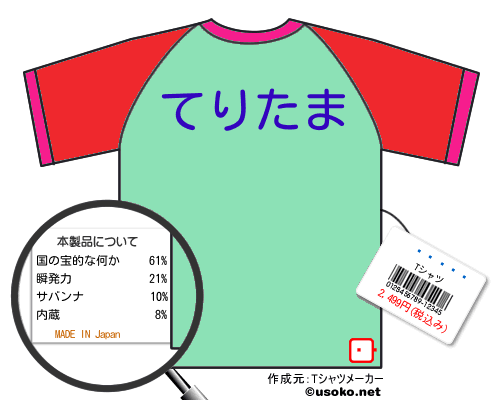 ���ۻ�のＴシャツメーカー結果
