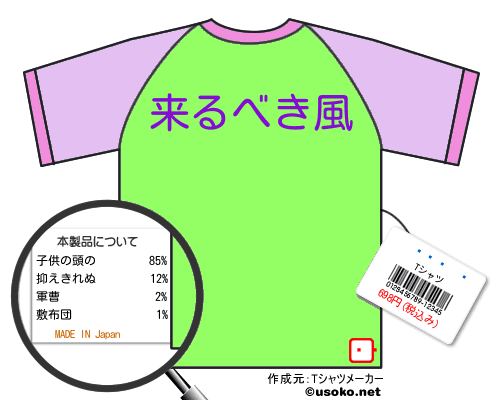 ����ŷ��のＴシャツメーカー結果