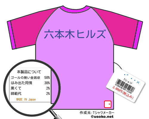 ƣ���のＴシャツメーカー結果