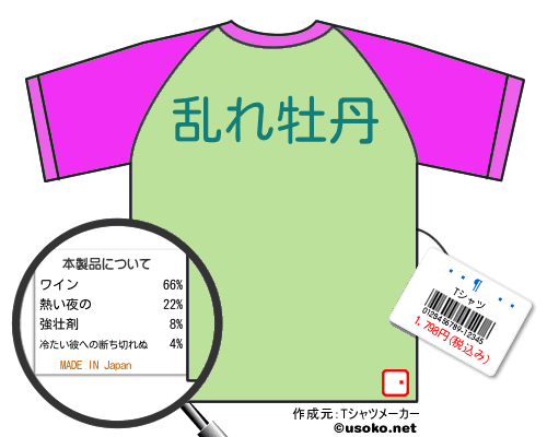 ƣ����­のＴシャツメーカー結果