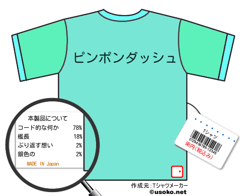 ƣ�ܡ�����のＴシャツメーカー結果