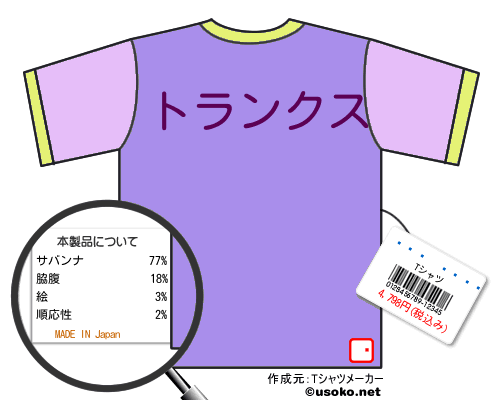 ƻ�Ť����のＴシャツメーカー結果