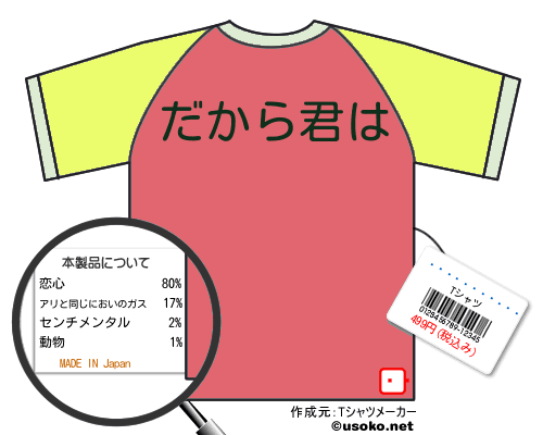 ���ġ�������のＴシャツメーカー結果