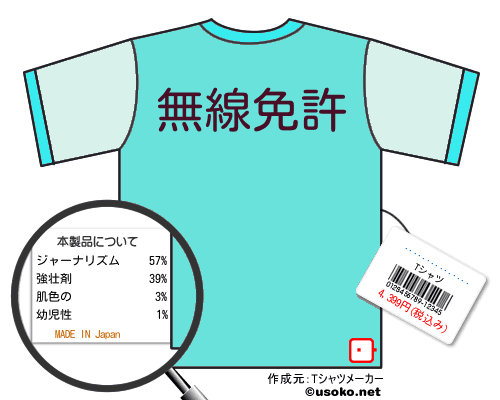 �Ʋ���ϥ�塼�ʥ���のＴシャツメーカー結果