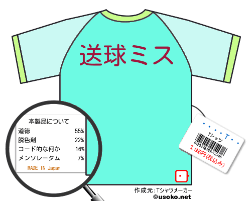 ����Τ��のＴシャツメーカー結果
