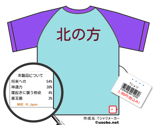 ���のＴシャツメーカー結果