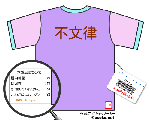 ɱ��ͳ����のＴシャツメーカー結果